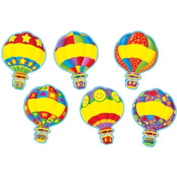 TREND Classic Accents, Hot Air Balloons, 5-1/2&quot;, 36/ST