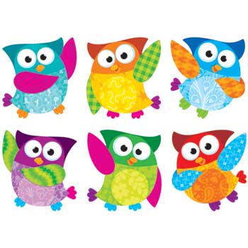 TREND Classic Accents, Owl Stars, 5-1/2&quot;, 36/ST