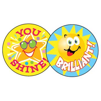 TREND Stinky Stickers, Sun &amp; Fun Tutti-Frutti, 60/PK