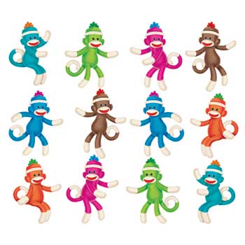 TREND Sock Monkeys, Classic Accents, 6&quot; x 6&quot;