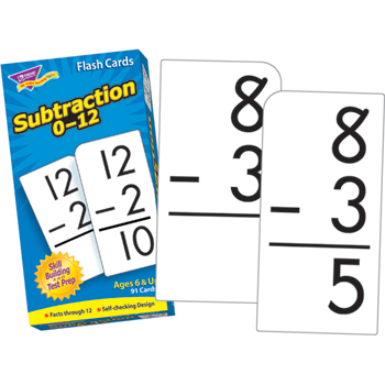 TREND Skill Drill Flashcards, Subtraction