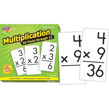 TREND Multiplication 0-12 All Facts Skill Drill Flash Cards