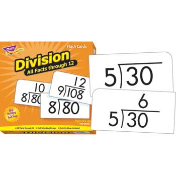TREND Division 0-12 All Facts Skill Drill Flash Cards