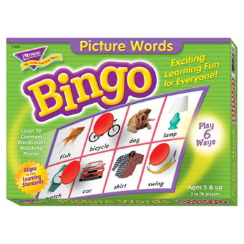 TREND Bingo Games - Picture Words