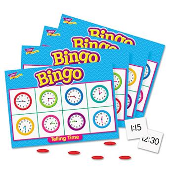 TREND Young Learner Bingo Game, Tell Time