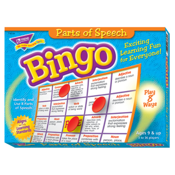 TREND Bingo Games - Parts of Speech