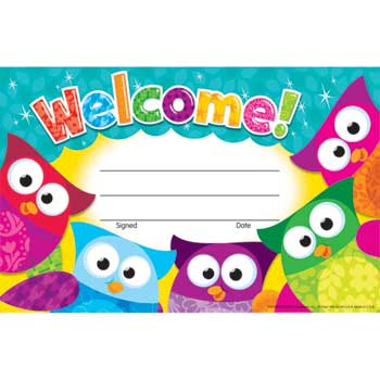 TREND Recognition Awards, Welcome Owls, 30/PK