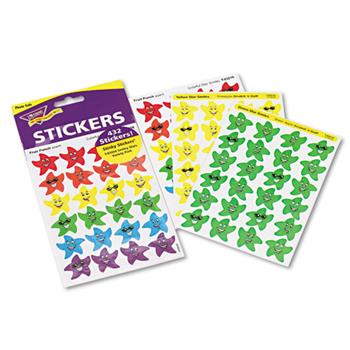 TREND Stinky Stickers Variety Pack, Smiley Stars, 432/Pack