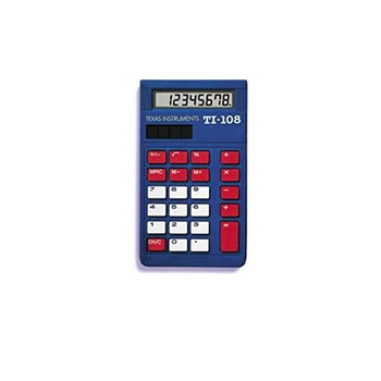 Texas Instruments 8-Digit Basic Calculator, Teacher Pack - 10 Units