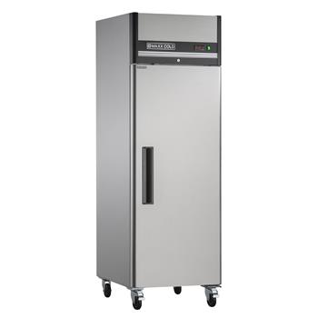 Maxx Cold Single Door Reach-In Freezer, 26.8&quot; W, 23 cu. ft, Stainless Steel