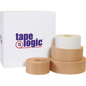 Tape Logic&#174; #7200 Reinforced Water Activated Tape, 72mm x 375&#39;, White, 8/CS