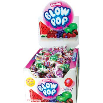 Charms Assorted Blow Pops&#174;, 100/BX