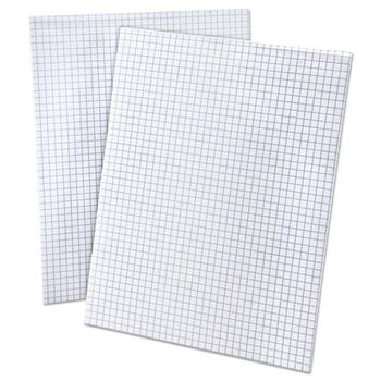 Ampad™ Quadrille Pads, 4 Squares/Inch, 8 1/2 x 11, 15 lbs., White, 50 Sheets