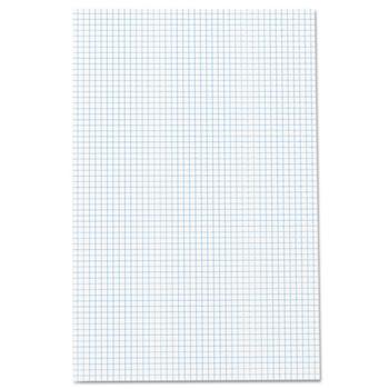 Ampad Pads, Quadrille Ruled, 11&quot; x 17&quot;, White Paper, 50 Sheets