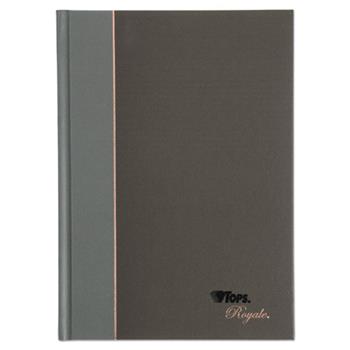 TOPS Royale Business Casebound Notebook, Legal/Wide, 5 7/8 x 8 1/4, 96 Sheets