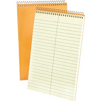 Esselte Steno Notebook, 6&quot; x 9&quot;, 80 Sheets, Green Tint