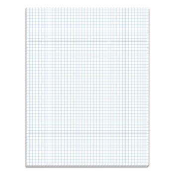 TOPS™ Quadrille Ruled Pads, Quadrille Ruled, 8.5&quot; x 11&quot;, White Paper, 50 Sheets