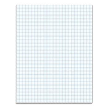 TOPS Pads, Quadrille Ruled, 8.5&quot; x 11&quot;, White Paper, 50 Sheets
