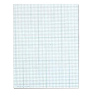 TOPS Cross Section Pads, Quadrille Ruled, 8.5&quot; x 11&quot;, White Paper, 50 Sheets