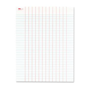 TOPS Data Pad with Plain Column Headings, Ruled, 8.5&quot; x 11&quot;, White Paper, 50 Sheets