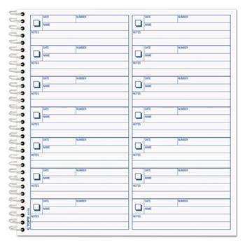 TOPS Voice Mail Log Book, 8 1/2 X 8-1/4, 1,400-Message Book