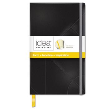 TOPS™ Idea Collective Journal, Hard Cover, Side Binding, 5 x 8 1/4, Black, 120 Sheets