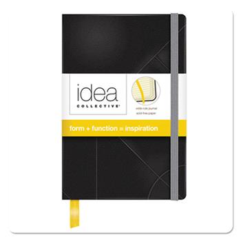 TOPS Idea Collective Hardcover Journal, 5.5&quot; x 3.5&quot; Black, 96 Sheets
