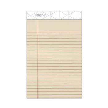 TOPS Prism Plus Colored Legal Pads, Junior Legal Ruled, 5&quot; x 8&quot;, Ivory Paper, 50 Sheets/Pad, 12 Pads