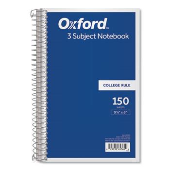 TOPS Coil-Lock Wirebound Notebooks, Medium/College, 6&quot; x 9.5&quot;, White Paper, Assorted Covers, 150 Sheets