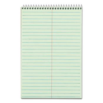 TOPS Steno Books, Gregg Ruled, 6&quot; x 9&quot;, Green Paper, 80 Sheets