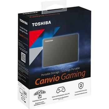 Toshiba Canvio Gaming 1TB Portable External Hard Drive, Black