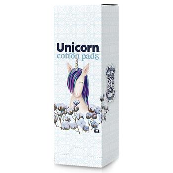 Unicorn Pads, Organic Plant-Based Cotton Covered Ultra Thin Sanitary Pads with Wings, 40/Box