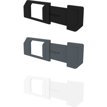 Targus Spy Guard Webcam Cover - 3 Pack (Retail Only) - 3 Pack - Black, Gray, White