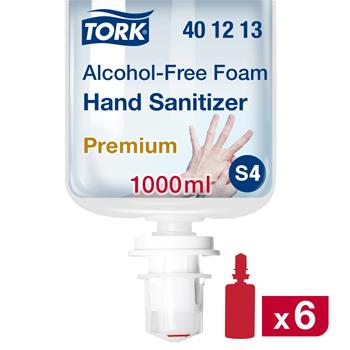 Tork Premium Foam Alcohol-Free Hand Sanitizer, 33.8 oz., 6/CS