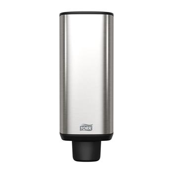 Tork S4 Manual Foam Soap Dispenser, 4&quot; x 4&quot; x 11&quot; , Stainless Steel