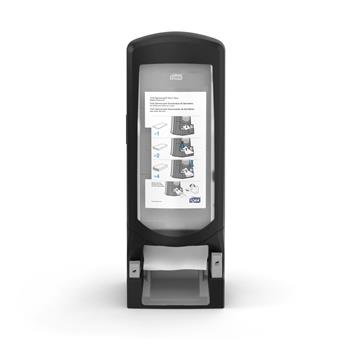 Tork Xpressnap Push-Button Drive-Thru Napkin Dispenser N4, Signature Range, Black, 25 in x 9.0 in x 10 in