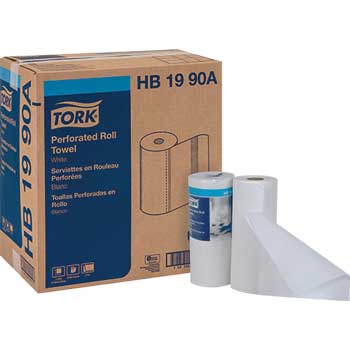 Tork&#174; Perforated Paper Roll Towel, 2-Ply, 11&quot;w x 9&quot;l, White, 30/CT