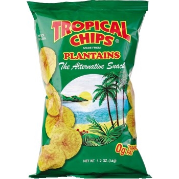 Tropical Chips Plantain Chips, 1 oz., 80/CS