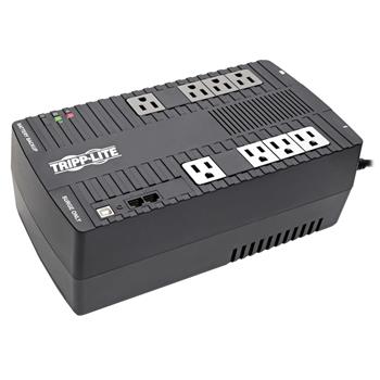 Tripp Lite by Eaton 700VA 350W Line-Interactive UPS, 8 NEMA 5-15R Outlets, AVR, 120V, 50/60 Hz, USB, Desktop/Wall Mount