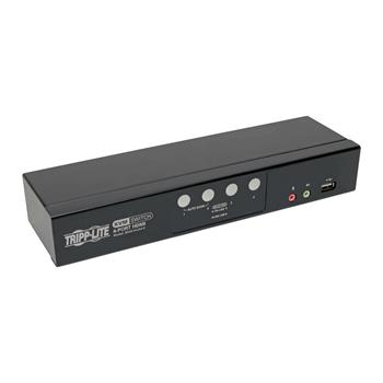 Tripp Lite by Eaton 4-Port HDMI/USB KVM Switch with Audio/Video and USB Peripheral Sharing