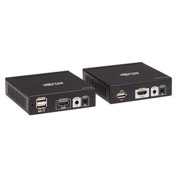 Tripp Lite by Eaton HDMI HDBaseT KVM Console Extender over Cat6 - 2 USB Ports, IR, 4K 30 Hz 130&#39;, 1080p 230&#39;