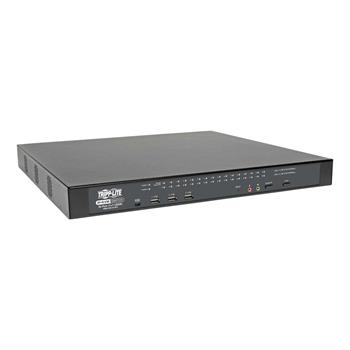 Tripp Lite by Eaton NetDirector 32-Port Cat5 KVM over IP Switch, Virtual Media, 1 Remote + 1 Local User, 1U Rack-Mount, TAA