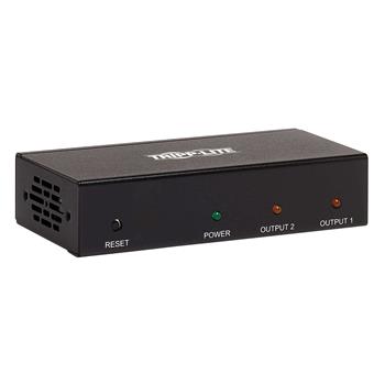Tripp Lite by Eaton 2-Port HDMI Splitter, 4K @ 60 Hz, 4:4:4, Multi-Resolution Support, HDR, HDCP 2.2, TAA