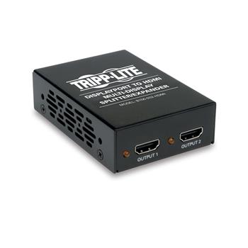 Tripp Lite by Eaton 2-Port DisplayPort to HDMI Multi-Monitor Splitter MST Hub, 4K UHD, DP1.2, TAA