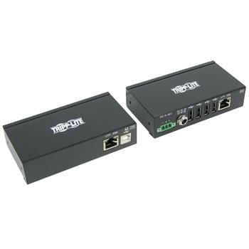 Tripp Lite by Eaton 4-Port Industrial USB Over Cat6 Extender, ESD Protection, PoC, USB 2.0, Mountable, TAA, 150&#39;