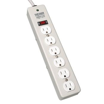 Tripp Lite by Eaton Waber Industrial Surge Protector, 6-Outlet, 2100 Joules, 6 ft Cord