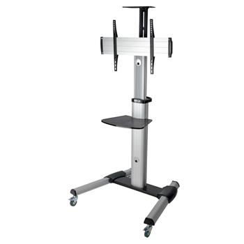 Tripp Lite by Eaton Mobile Flat Panel Floor Stand, Floor, 32&quot; to 70&quot;, up to 110 lbs., Black/Silver