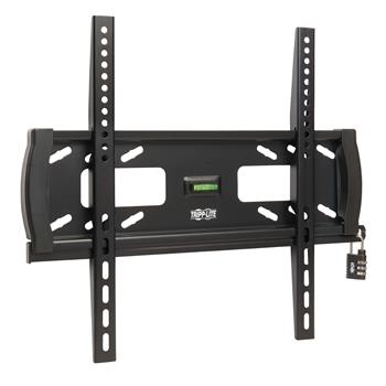 Tripp Lite Display TV Monitor Security Wall Mount Fixed Flat/Curved 32&quot; - 55&quot; - 55&quot; Screen Support - 99 lb Load Capacity - Black