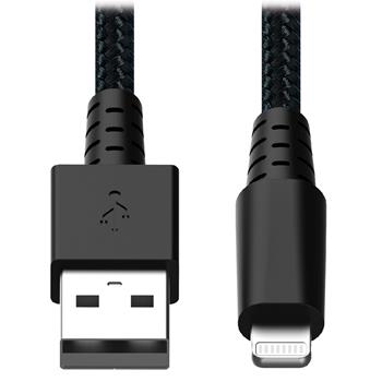 Tripp Lite by Eaton Heavy-Duty USB-A To Lightning Sync/Charge Cable, UHMWPE And Aramid Fibers, MFi Certified, 1&#39;