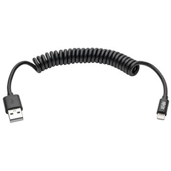 Tripp Lite USB-A to Lightning Sync/Charge Coiled Cable